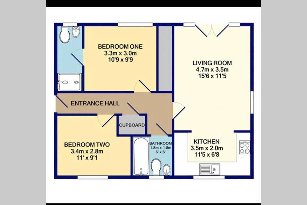 Mills Apartment - Two Bedroom En-Suite Apartment Northampton Extérieur photo
